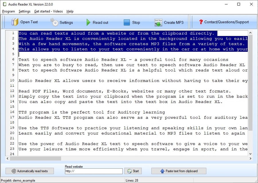 free text to speech software windows
